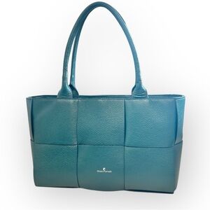 Chiara Feretti Large Woven Leather Bag